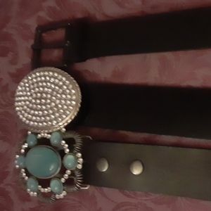 Three Leather Belts Combo